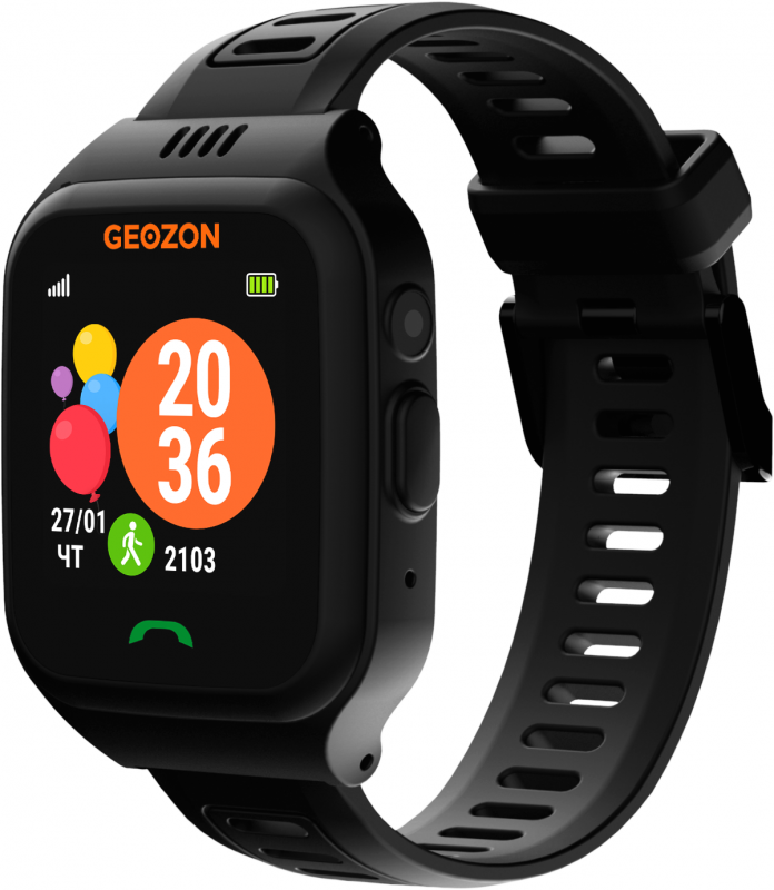 фото Смарт-часы geozon active black