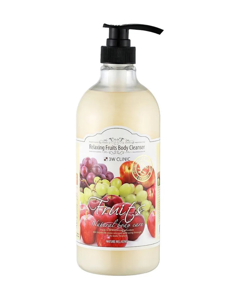 

Гель для душа 3W Clinic Relaxing Fruits Body Cleanser с экстрактами фруктов 1000 мл