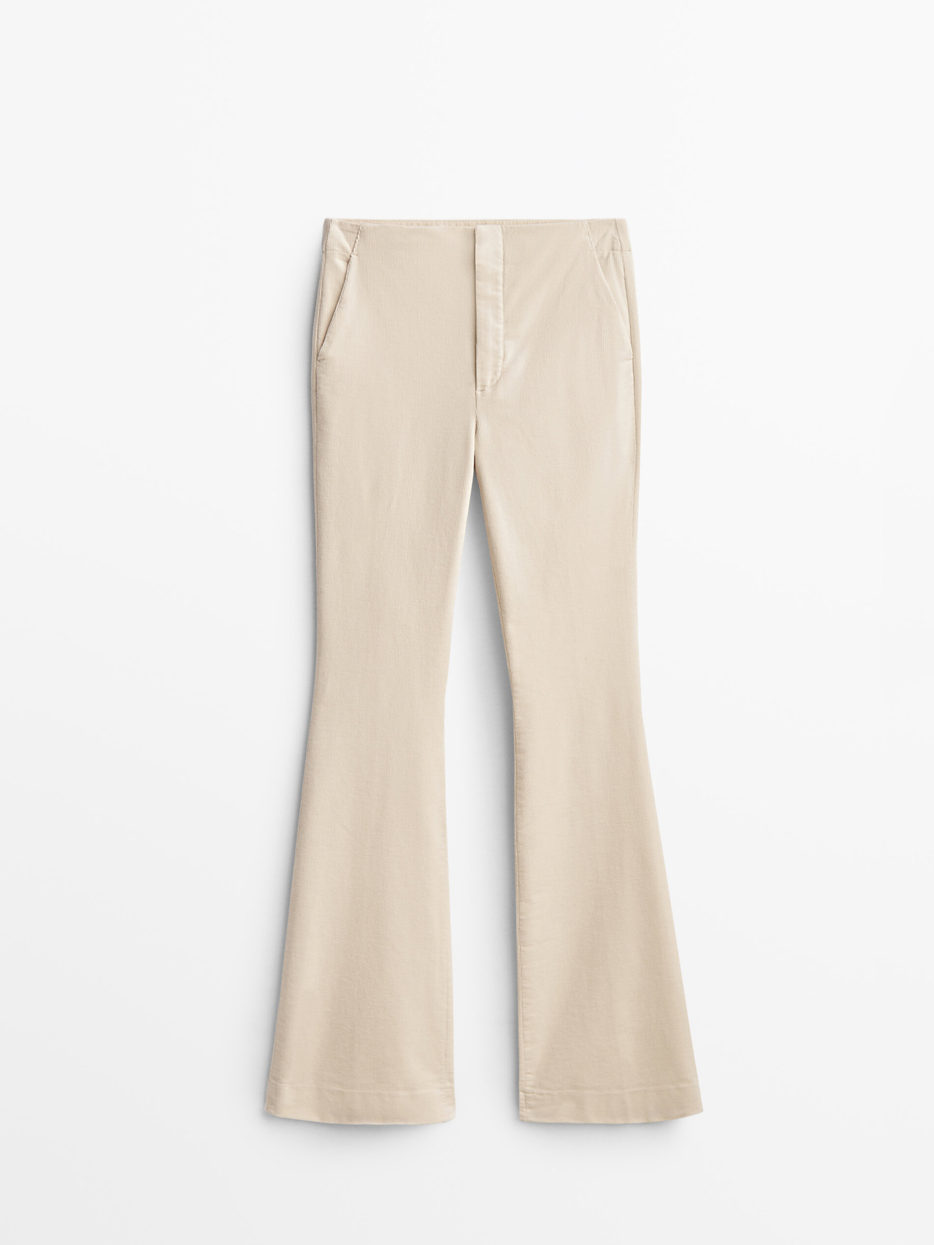 

Брюки женские Massimo Dutti 05044901712 белые 44, 05044901712