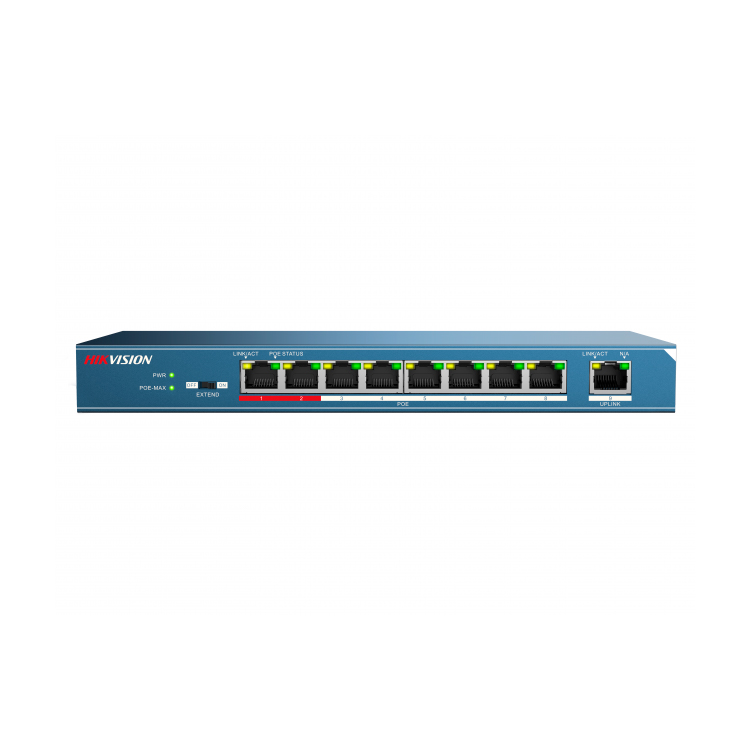 

Коммутатор Hikvision DS-3E0109P-E(В) Black