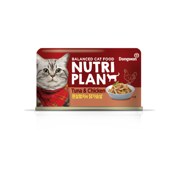 фото Влажный корм для кошек nutri plan тунец с куриной грудкой в собственном соку, 160г