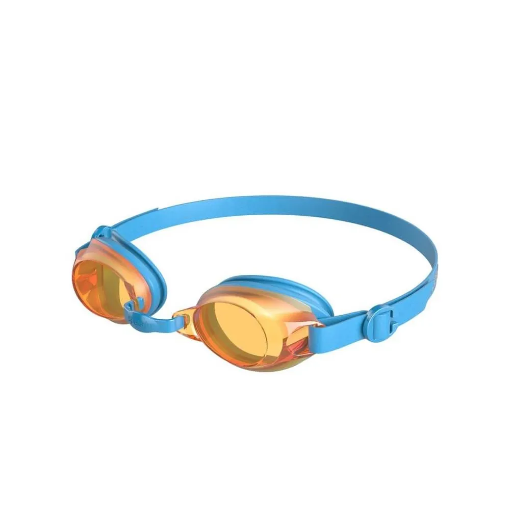 Очки для плавания детские SPEEDO Jet Jr, 8-092989082A, оранжевые линзы, голубая опр