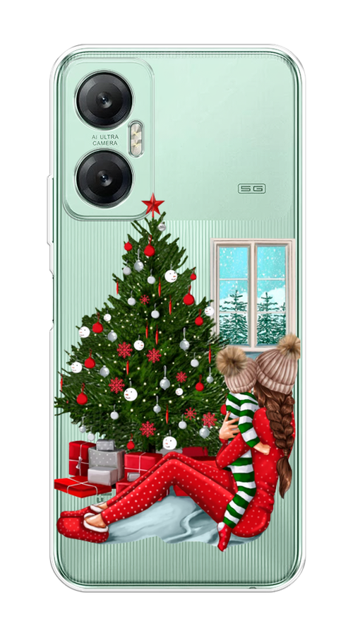 

Чехол на Infinix HOT 20 5G "Новый год с мамой", Красный;зеленый;голубой, 3103250-6