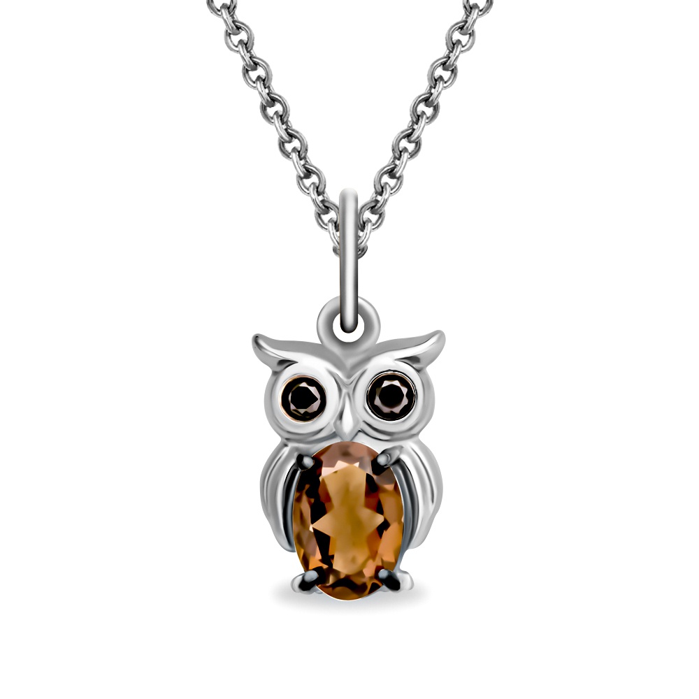 

Подвеска из серебра 585Gold 703006875, фианит, 703006875