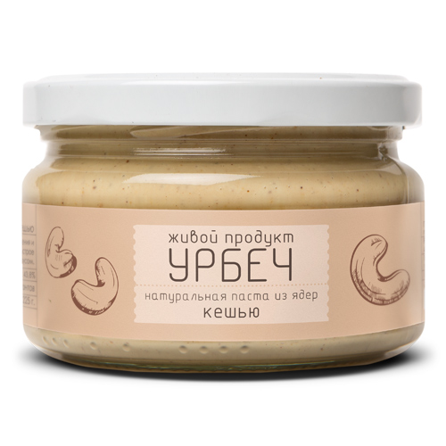 

Урбеч Из Ядер Кешью Живой Продукт 225 Г