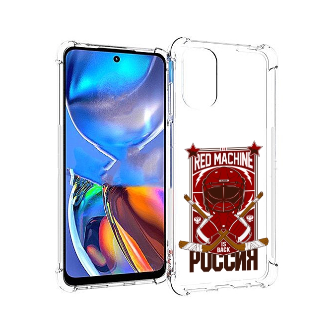 

Чехол MyPads хоккей россия для Motorola Moto E32, Прозрачный, Tocco