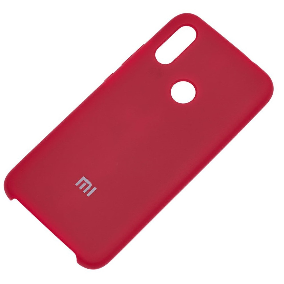 

Чехол для телефона Xiaomi Redmi 7 silicone cover Малиновый, Красный
