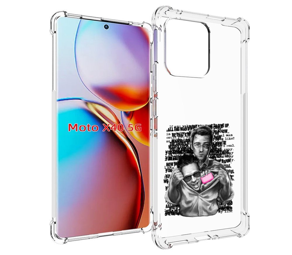 

Чехол MyPads бойцовский клуб для Motorola Moto X40, Прозрачный, Tocco