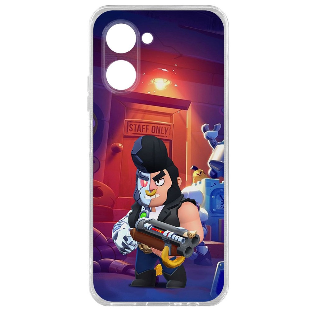 

Чехол-накладка Brawl Stars-Б-800 для Realme C33 2023, Прозрачный