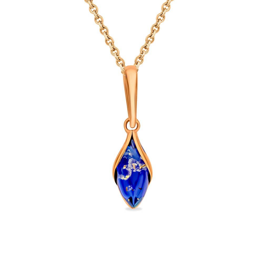 

Кулон из серебра 585Gold 703006879, янтарь, 703006879