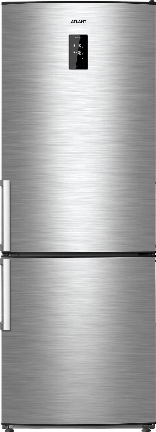 Холодильник ATLANT 4524-040-ND серебристый холодильник atlant хм 4623 141 двухкамерный класс а 355 л нержавеющая сталь