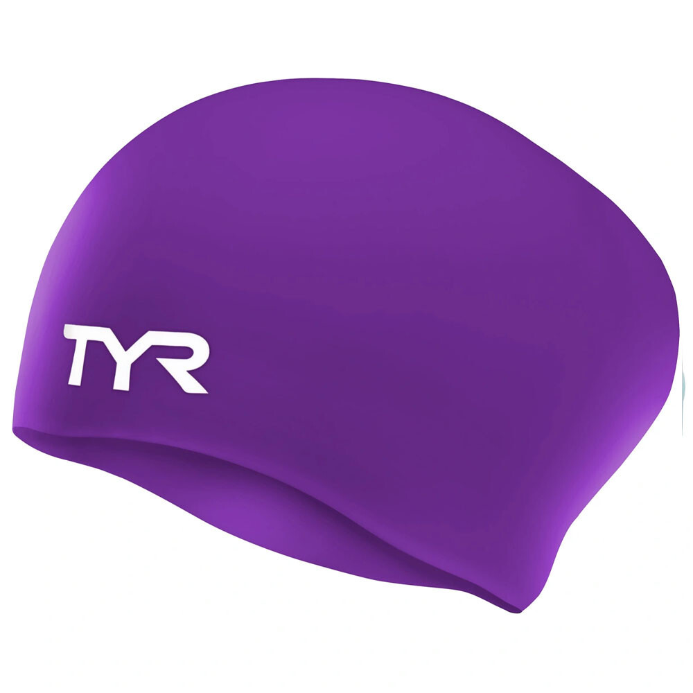 

Шапочка для плавания "TYR Long Hair Wrinkle-Free Silicone Cap", LCSL-510, фиолетовый, Long Hair Wrinkle-Free Silicone Cap