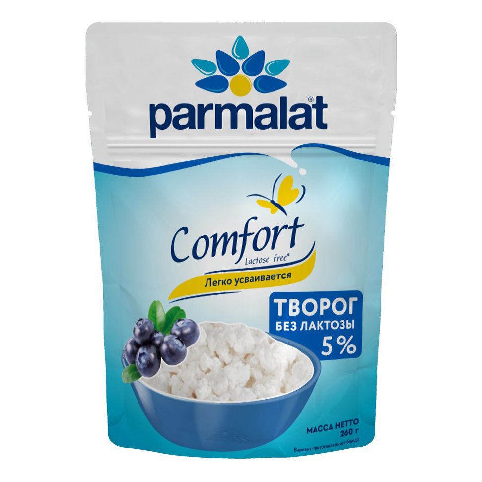 

Творог рассыпчатый Parmalat безлактозный 5% 260 г