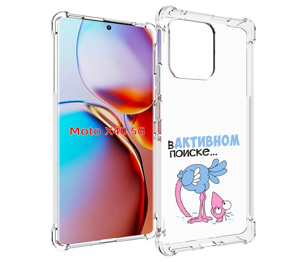 

Чехол MyPads в активном поиске для Motorola Moto X40, Прозрачный, Tocco