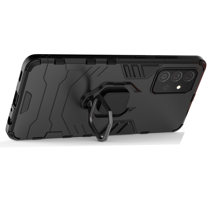 

Противоударный чехол с кольцом Panther Case для Samsung Galaxy A72 (417081495), Черный, 244592385