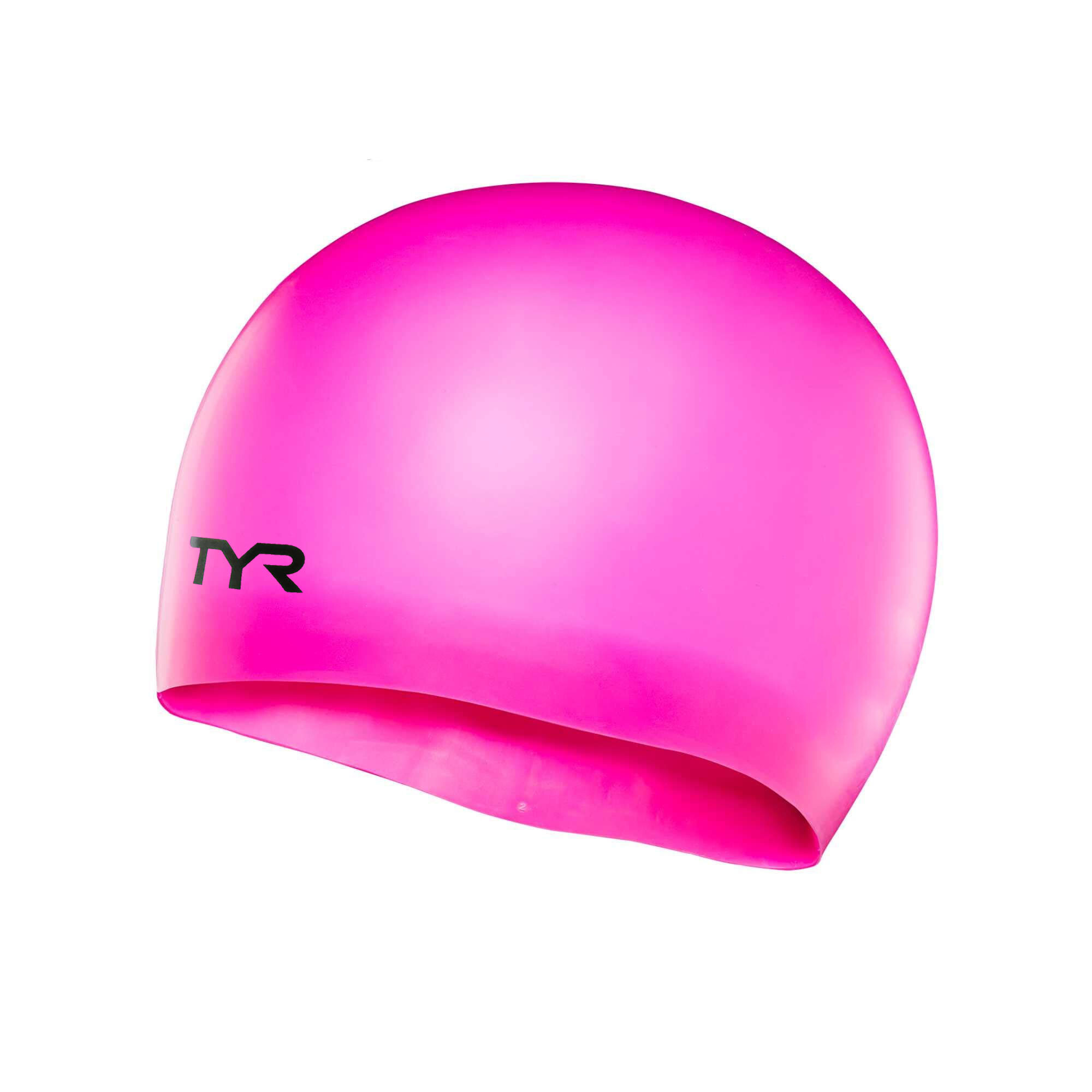 фото Шапочка для плавания "tyr wrinkle free junior silicone cap", lcsjr-693, розовый