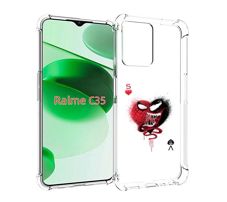 

Чехол MyPads Веном для Realme C35 / Narzo 50A Prime, Прозрачный, Tocco