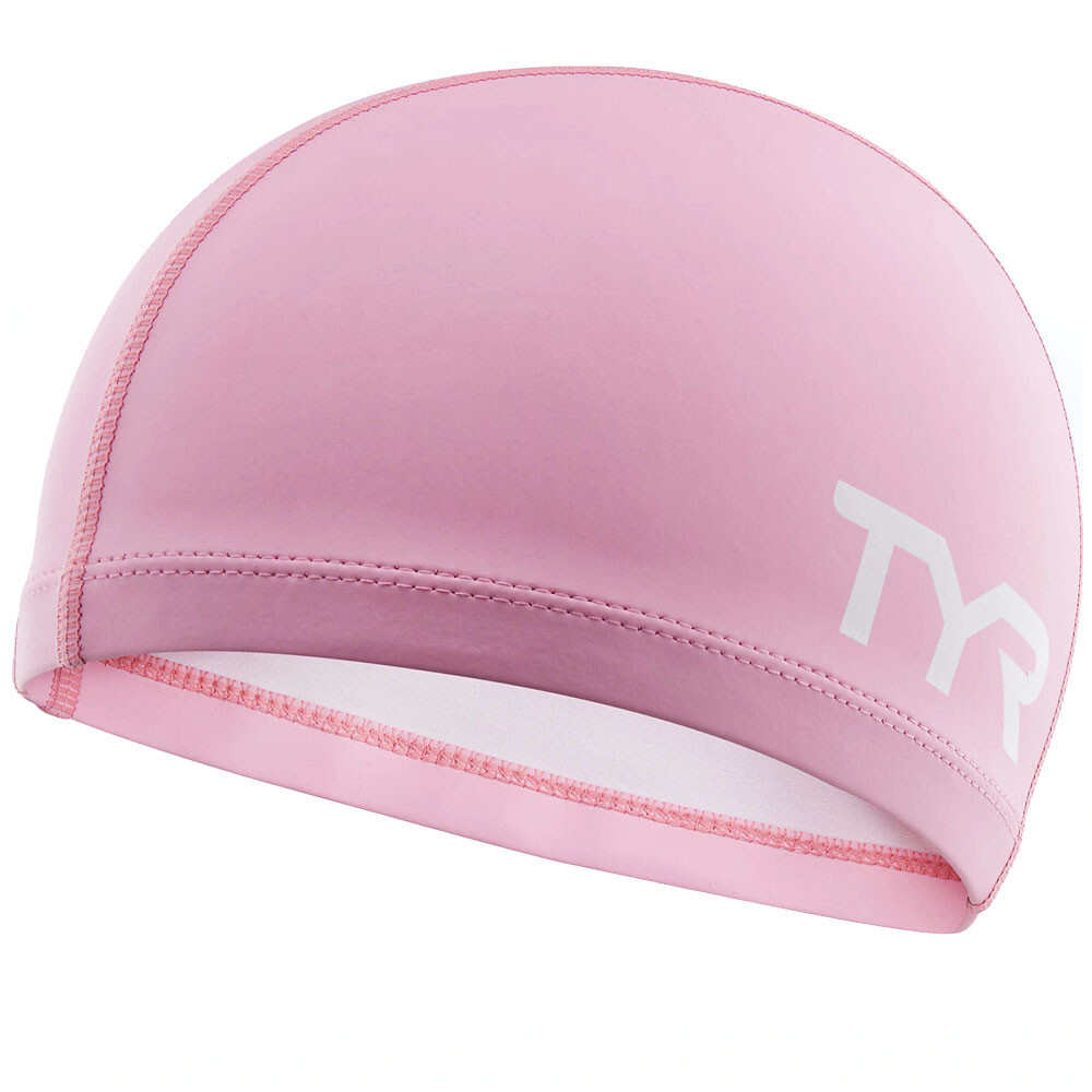 фото Шапочка для плавания tyr silicone comfort swim cap jr, lsccapjr-670, розовый