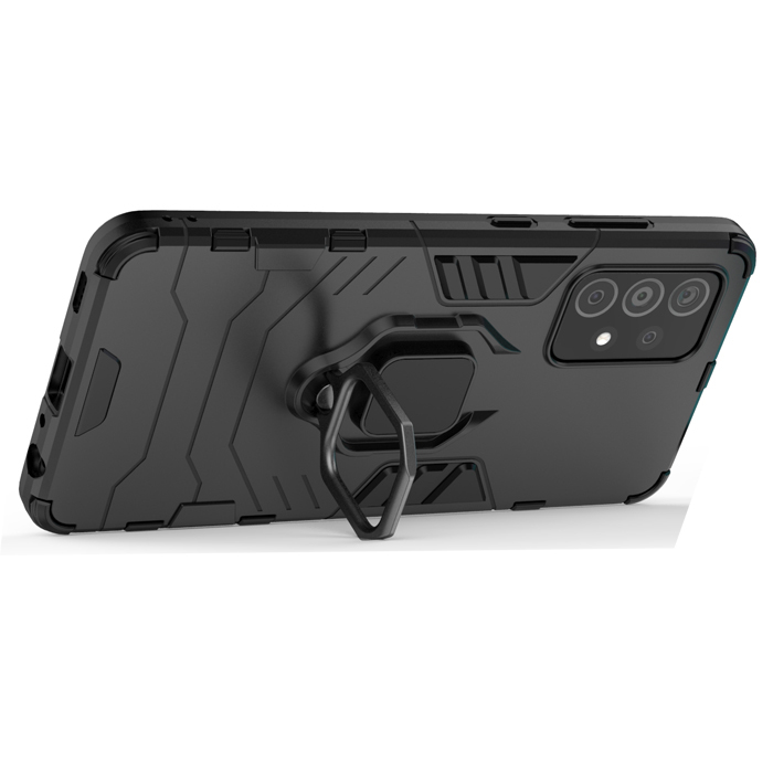 фото Противоударный чехол с кольцом panther case для samsung galaxy a52 (417086769) black panther