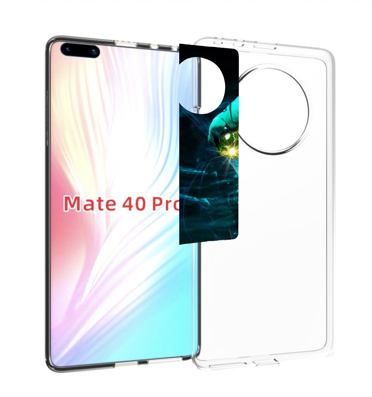 

Чехол MyPads Месси мужской для Huawei Mate 40 Pro (NOH-NX9), Прозрачный, Tocco