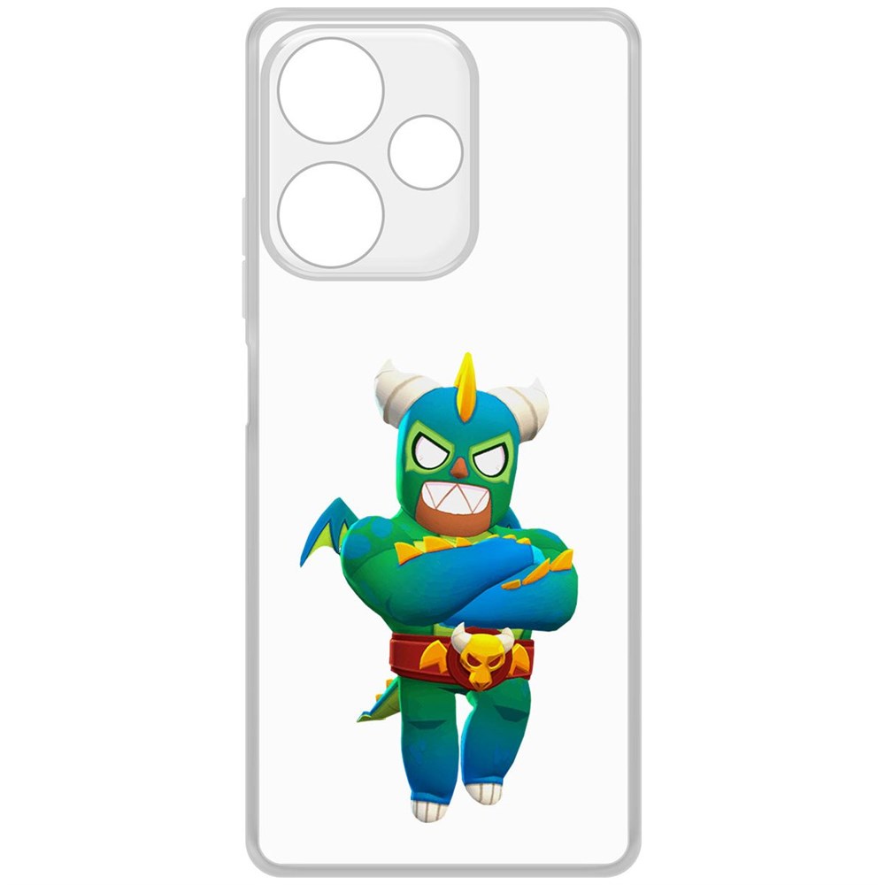 Чехол-накладка Brawl Stars-Эль Дракон Вердозо для INFINIX Hot 30