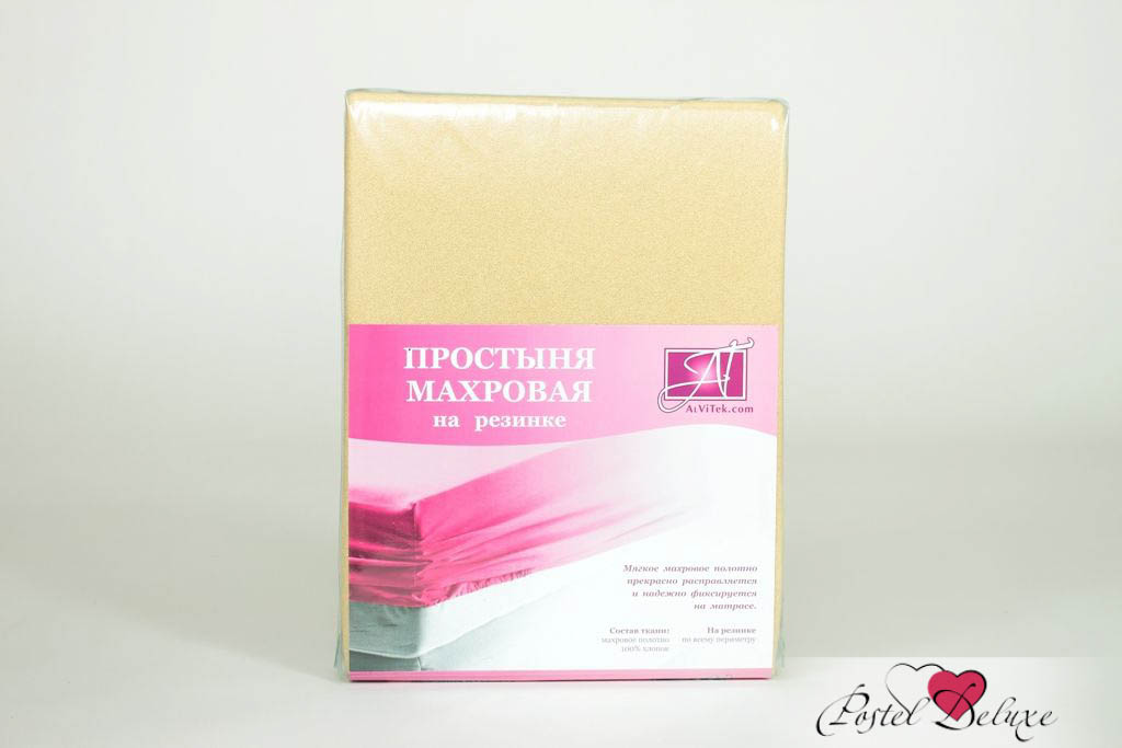 

Простыня махровая на резинке 140х200+20 АльВиТек