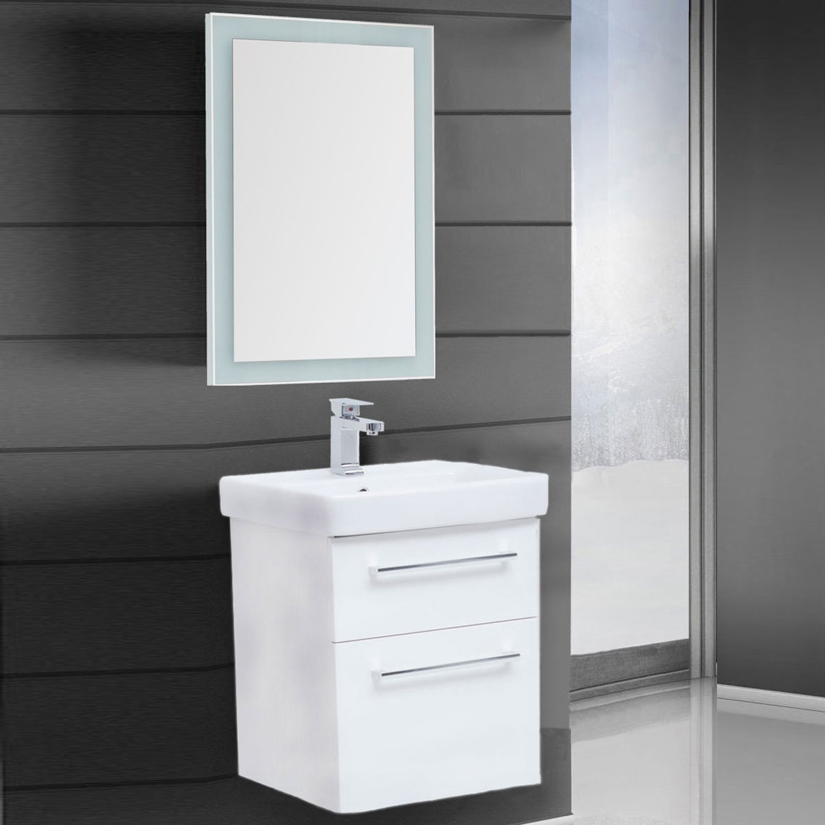 

Dreja Мебель для ванной Dreja Q max 55 белый глянец