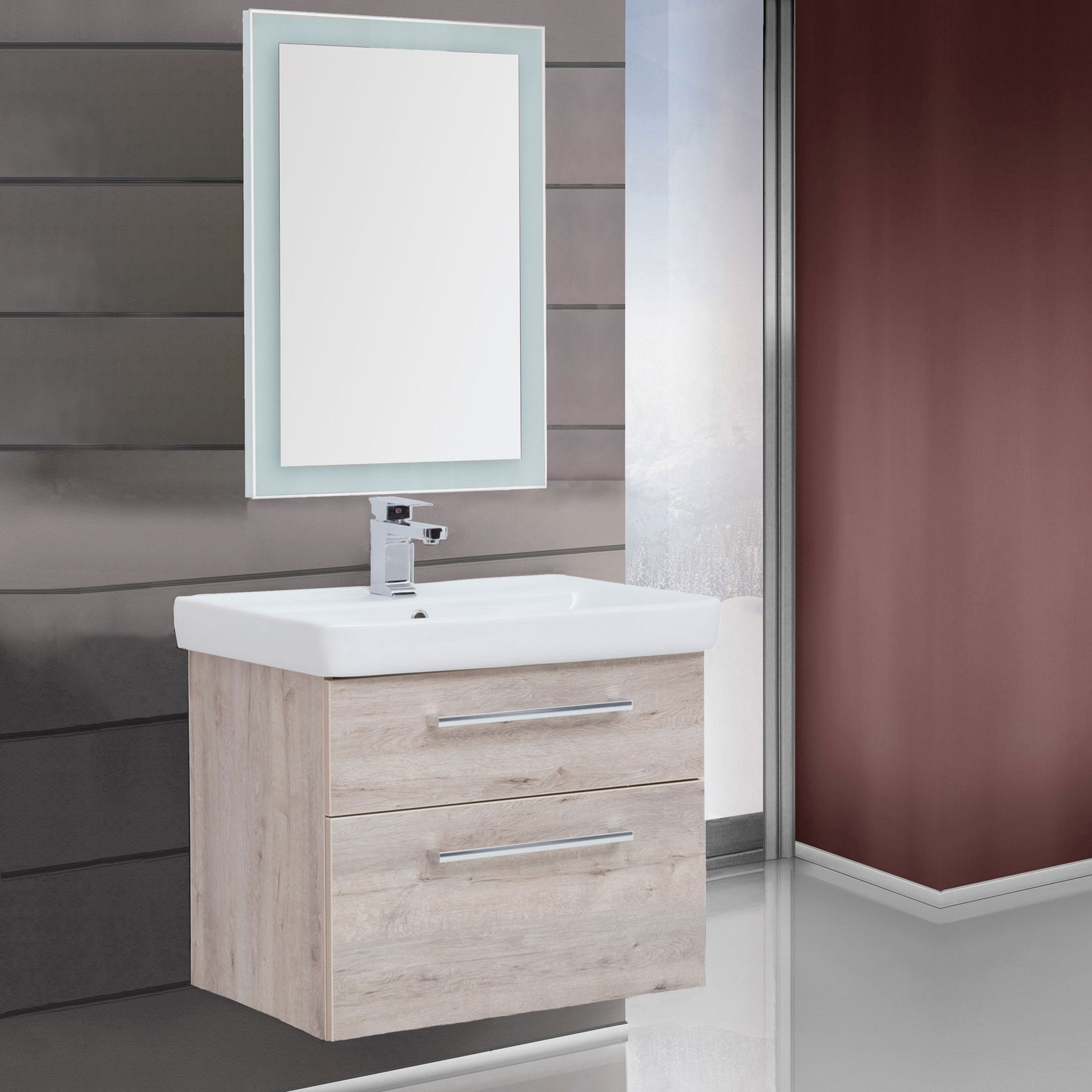 

Dreja Мебель для ванной Dreja Q max 70 дуб кантри