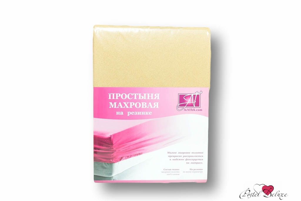 

Простыня махровая на резинке 200х200+20 АльВиТек