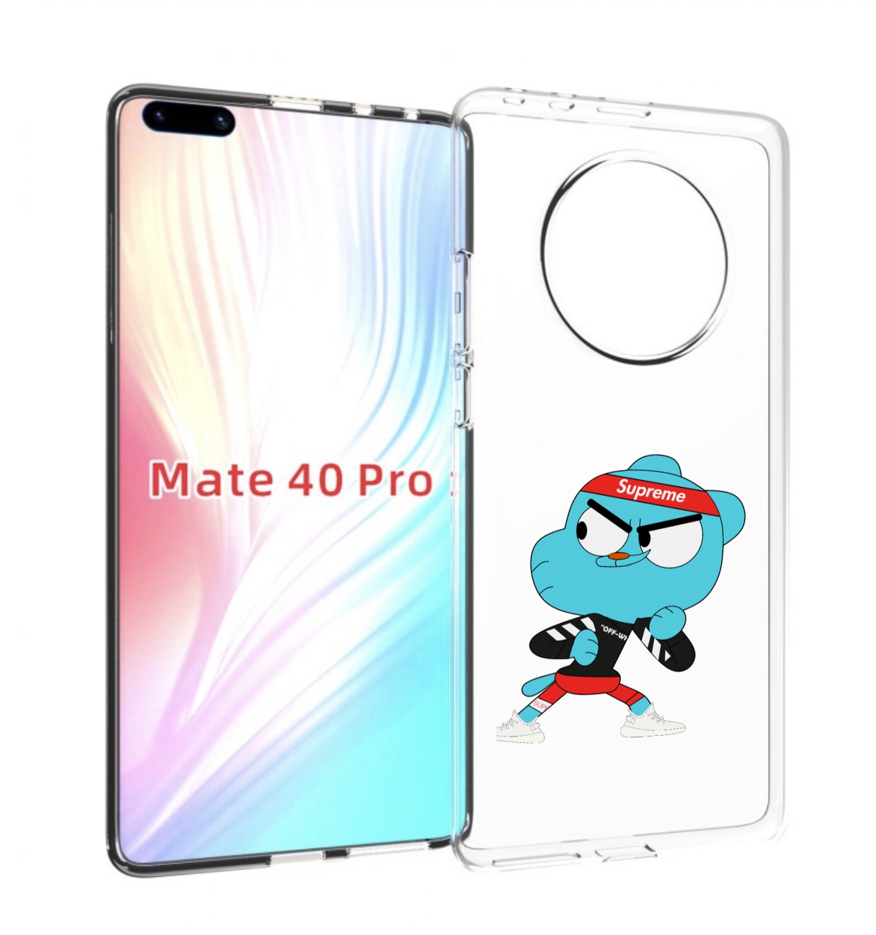 Чехол MyPads Гамбол Модный для Huawei Mate 40 Pro (NOH-NX9)