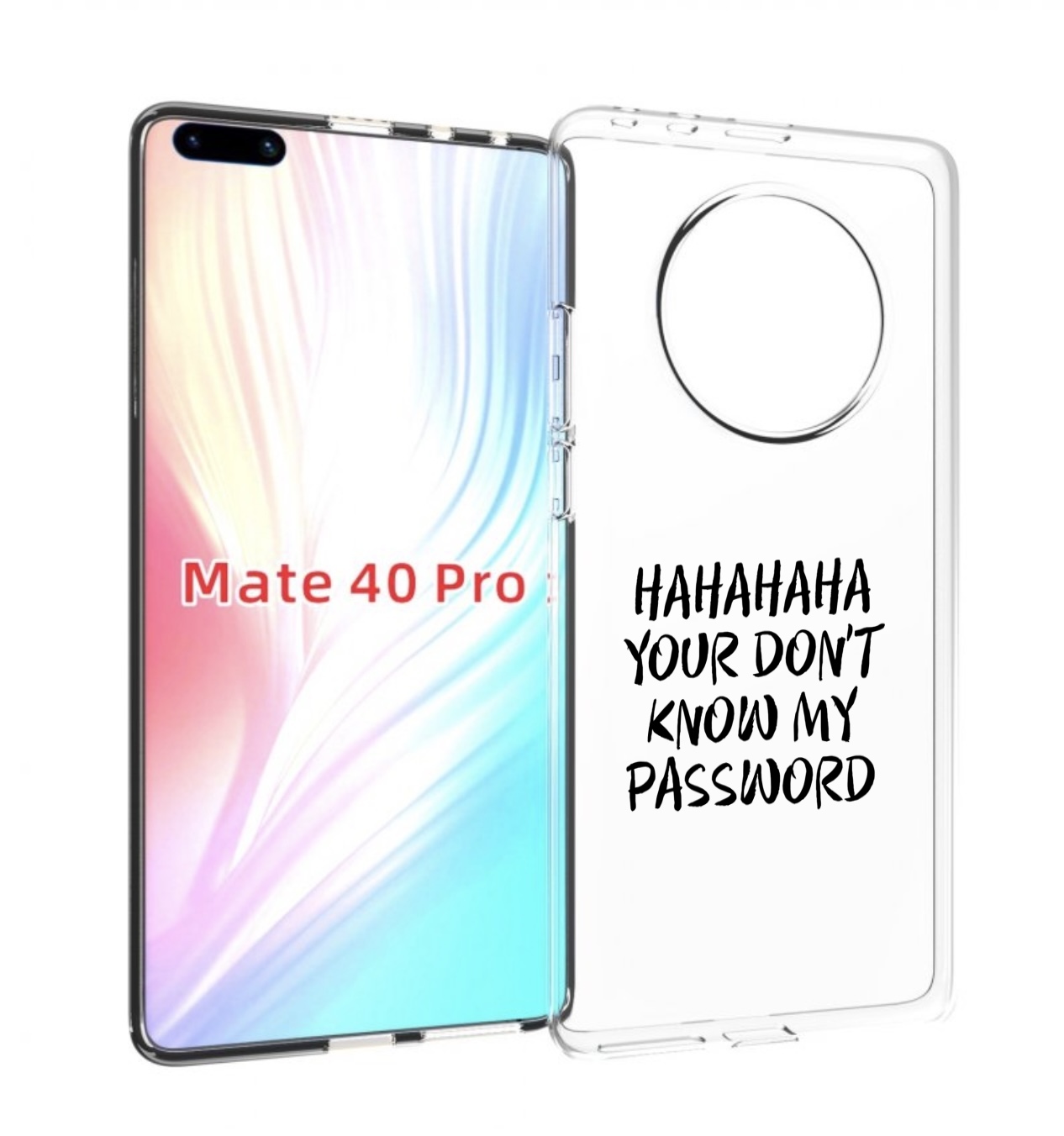 

Чехол MyPads Мой-пароль для Huawei Mate 40 Pro (NOH-NX9), Прозрачный, Tocco