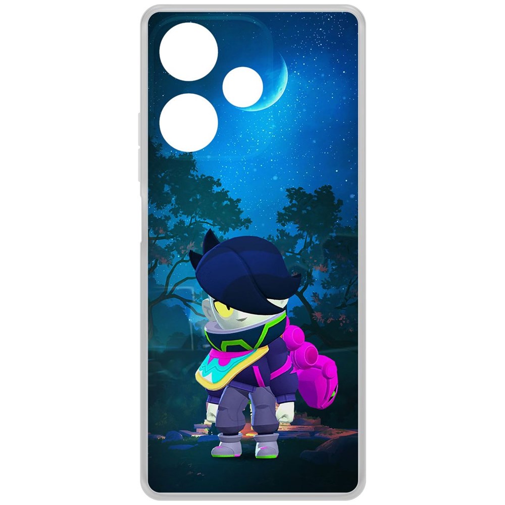 

Чехол-накладка Brawl Stars-Орочи Эдгар для INFINIX Hot 30, Прозрачный
