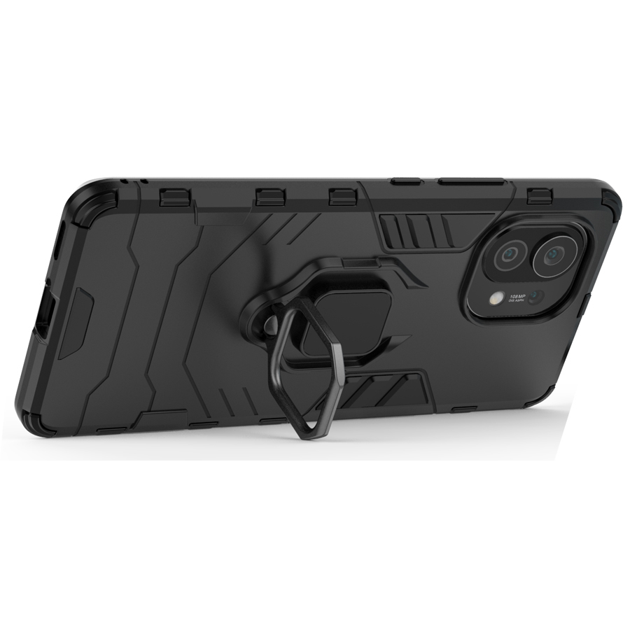 фото Противоударный чехол с кольцом panther case для xiaomi mi 11 (417151665) black panther