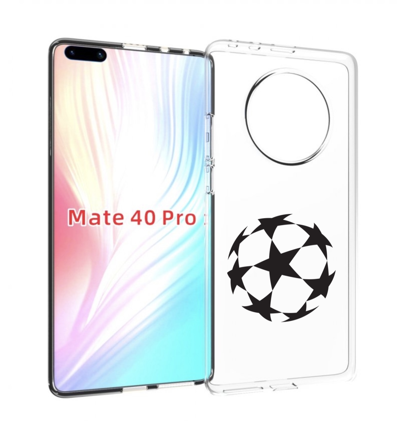 

Чехол MyPads Мячик для Huawei Mate 40 Pro (NOH-NX9), Прозрачный, Tocco