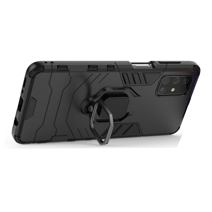 фото Противоударный чехол с кольцом panther case для samsung galaxy m31s (417337457) black panther