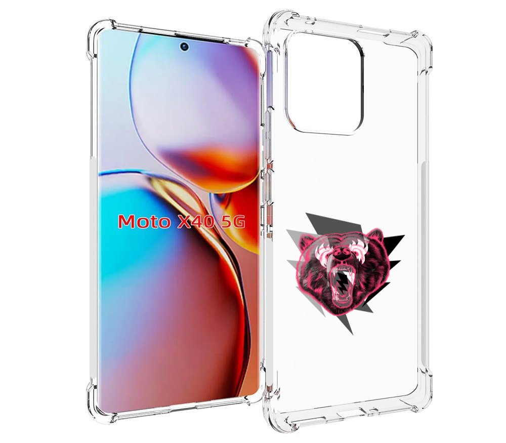 

Чехол MyPads грозовой медведь для Motorola Moto X40, Прозрачный, Tocco