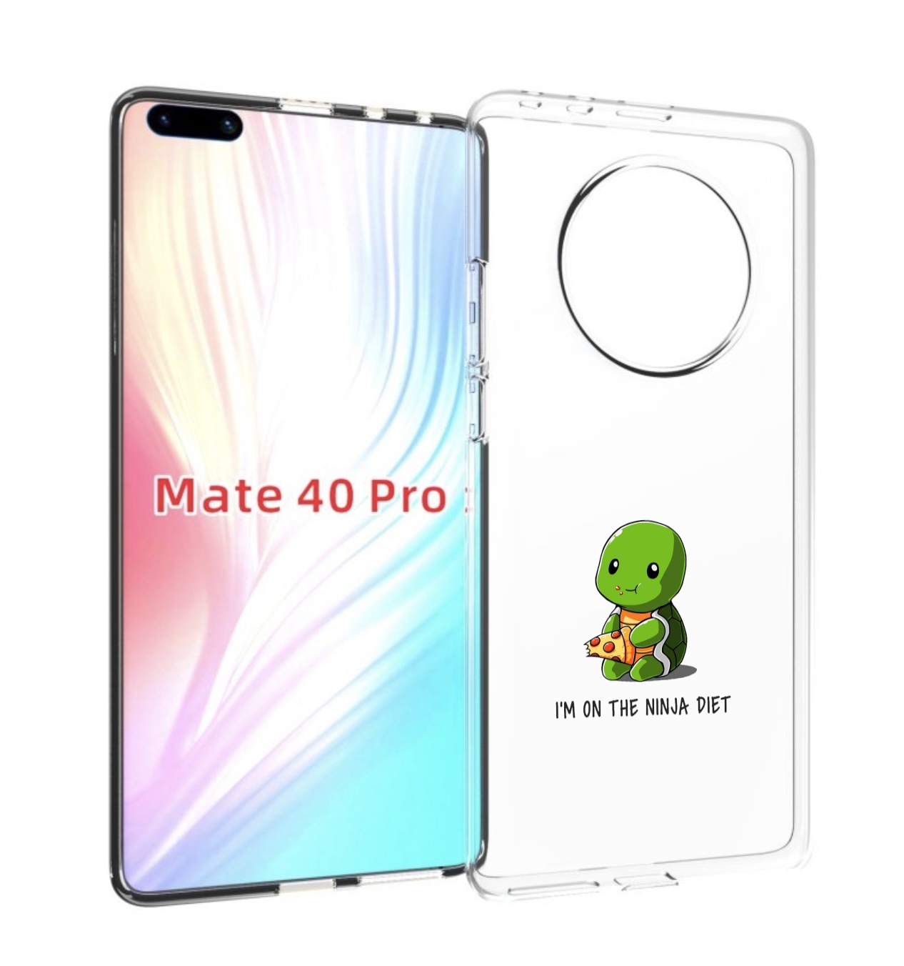

Чехол MyPads Ниндзя-диета для Huawei Mate 40 Pro (NOH-NX9), Прозрачный, Tocco