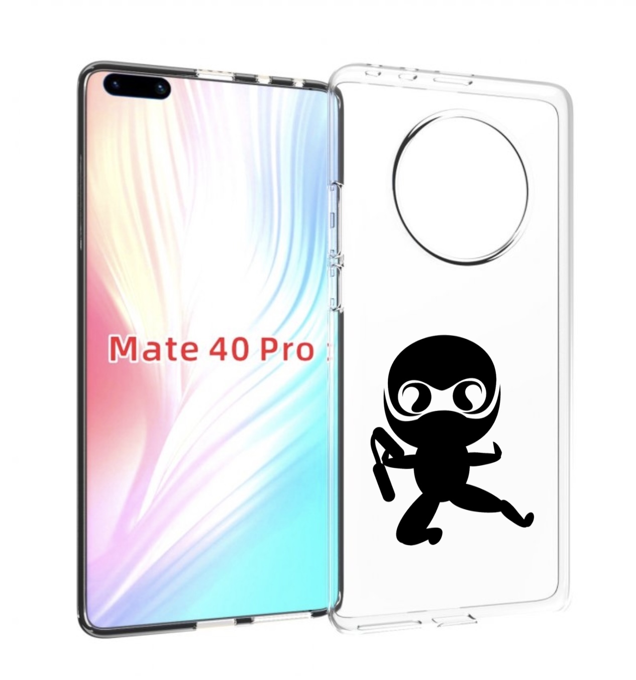 

Чехол MyPads Ниндзя для Huawei Mate 40 Pro (NOH-NX9), Прозрачный, Tocco