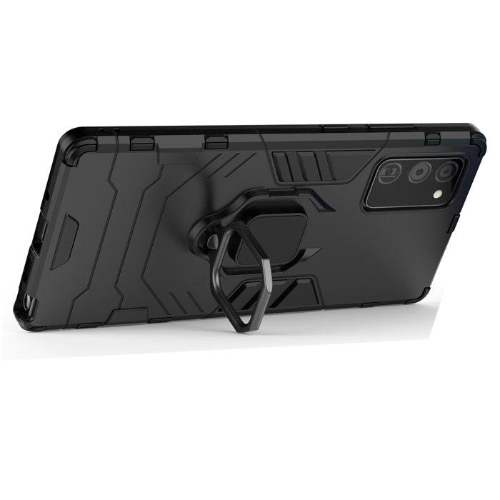 фото Противоударный чехол с кольцом panther case для samsung galaxy note 20 (417345219) black panther