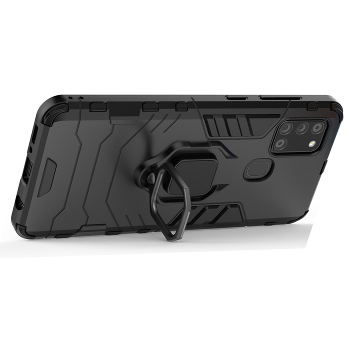 

Противоударный чехол с кольцом Panther Case для Samsung Galaxy A21s (417345907), Черный, 244735399