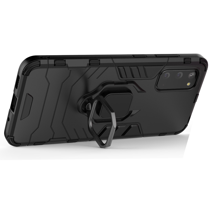 

Противоударный чехол с кольцом Panther Case для Samsung Galaxy S20 (417346318), Черный, 244735633