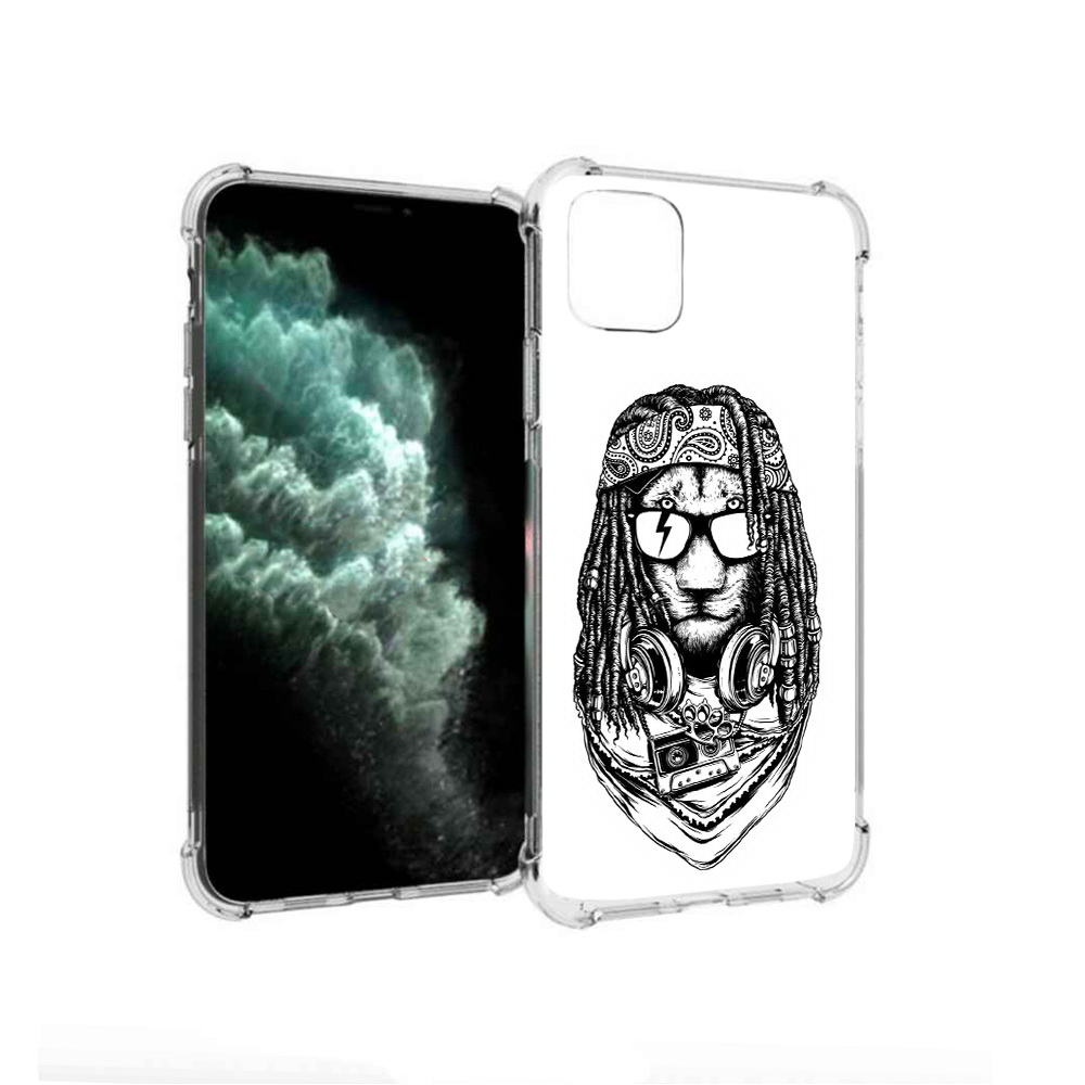 

Чехол MyPads Tocco для Apple iPhone 11 Pro Max дреды льва (PT142698.615.338), Прозрачный, Tocco