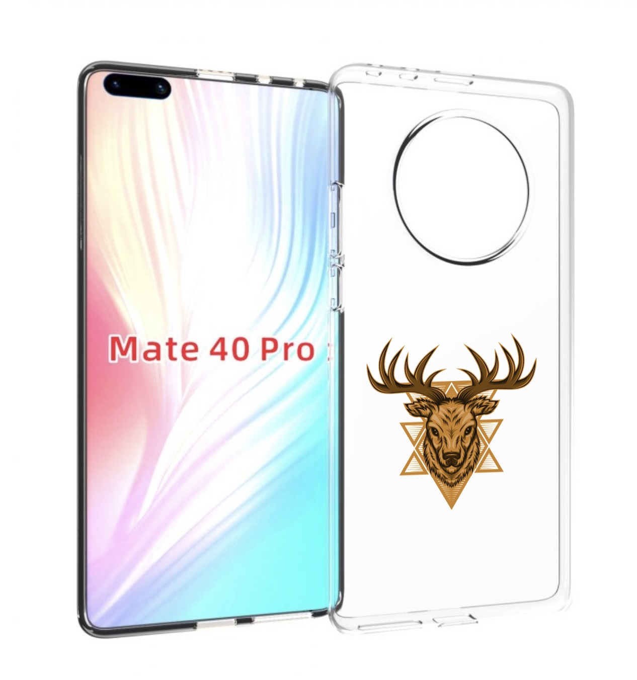 

Чехол MyPads Олень для Huawei Mate 40 Pro (NOH-NX9), Прозрачный, Tocco