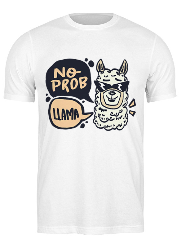 

Футболка унисекс Printio No problem белая M, Белый, No problem