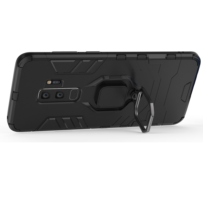 фото Противоударный чехол с кольцом panther case для samsung galaxy s9 plus (417350020) black panther