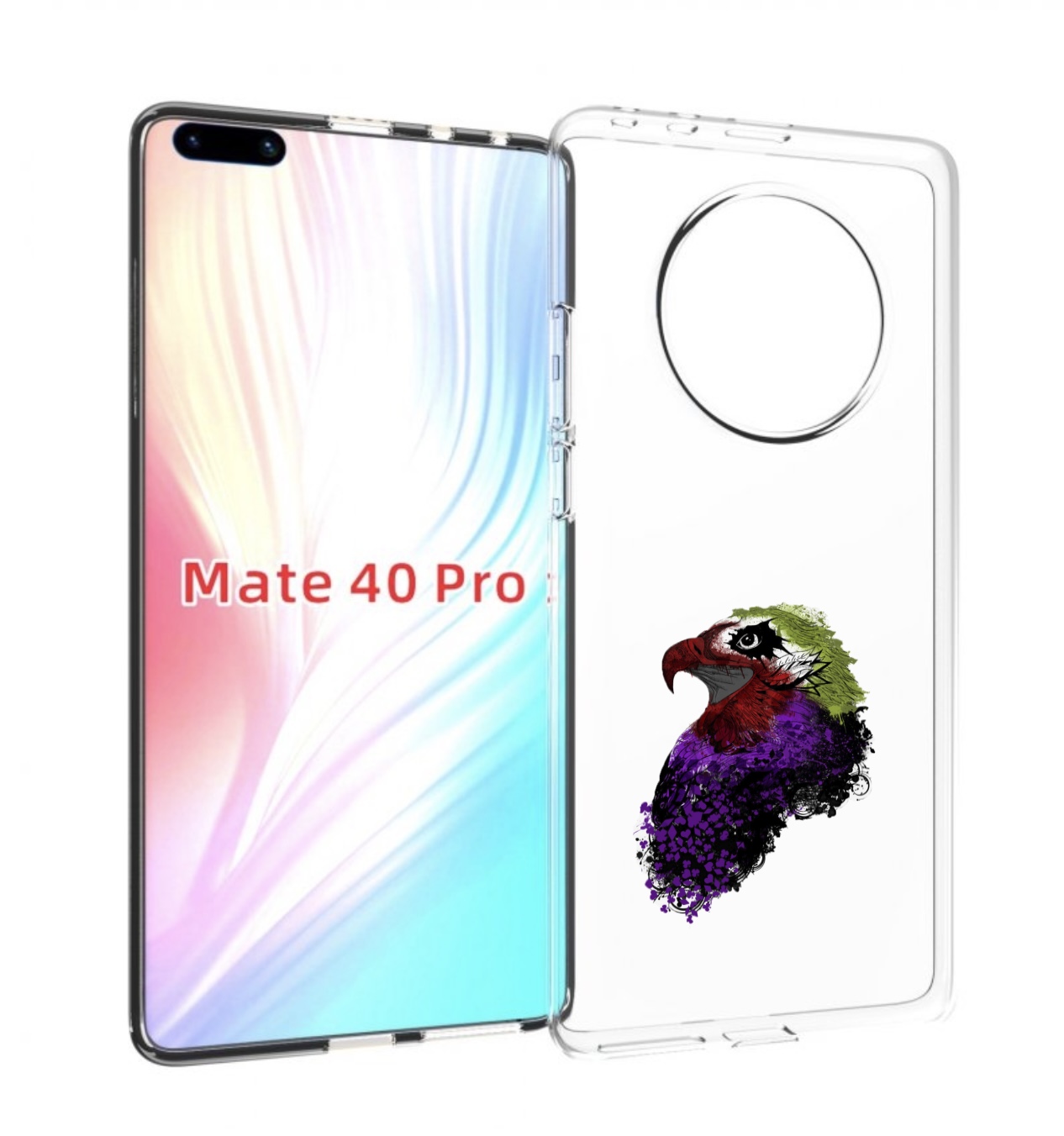 

Чехол MyPads Орел для Huawei Mate 40 Pro (NOH-NX9), Прозрачный, Tocco