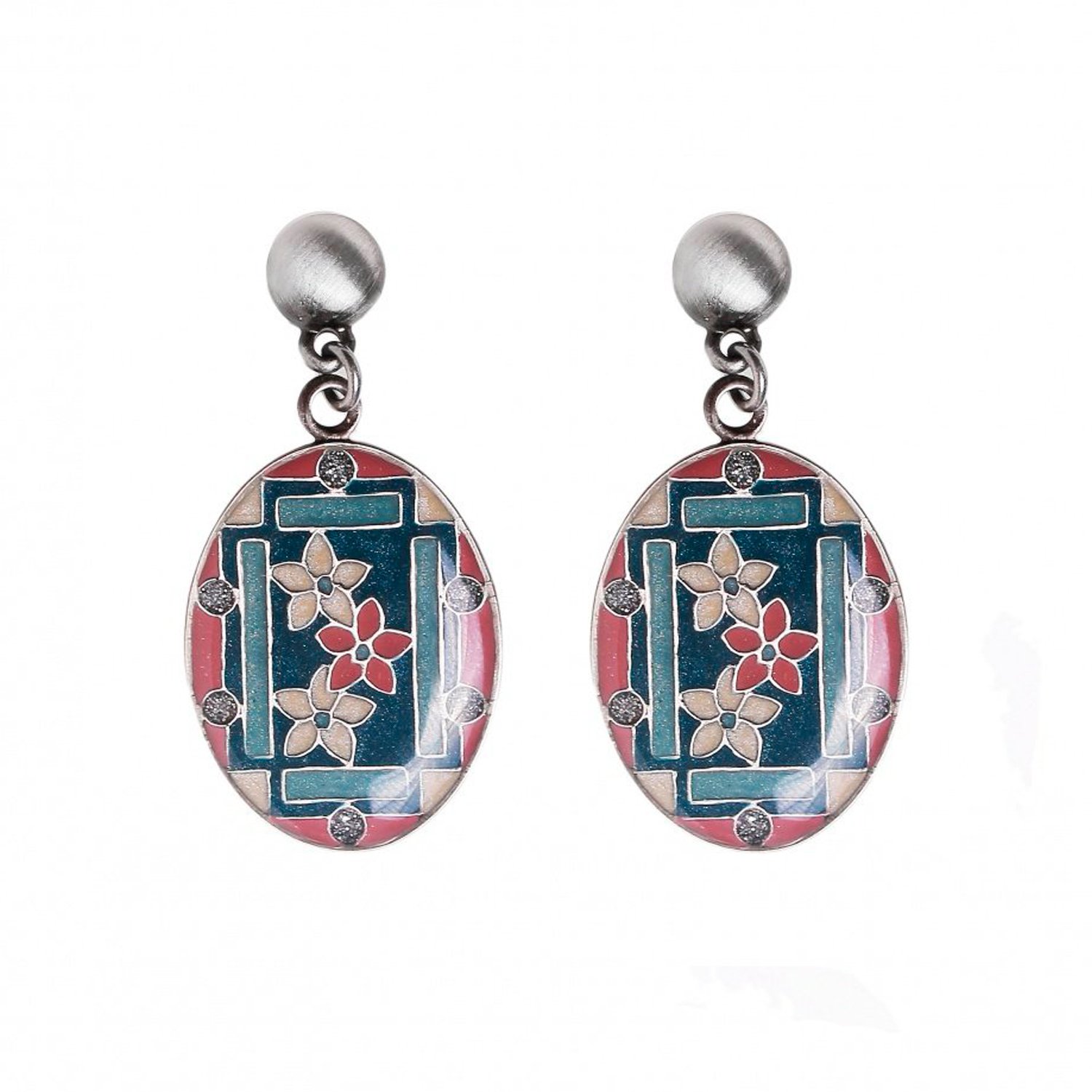 

Серьги из бижутерного сплава/бронзы с эмалью Clara Bijoux A75773-3 G, A75773-3 G