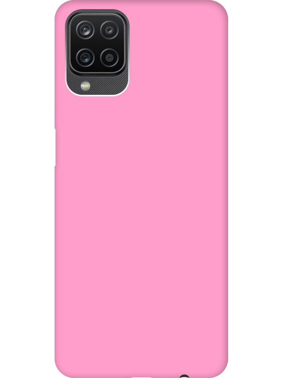 

Силиконовый чехол на Samsung Galaxy A12 / M12 матовый розовый, 723602821