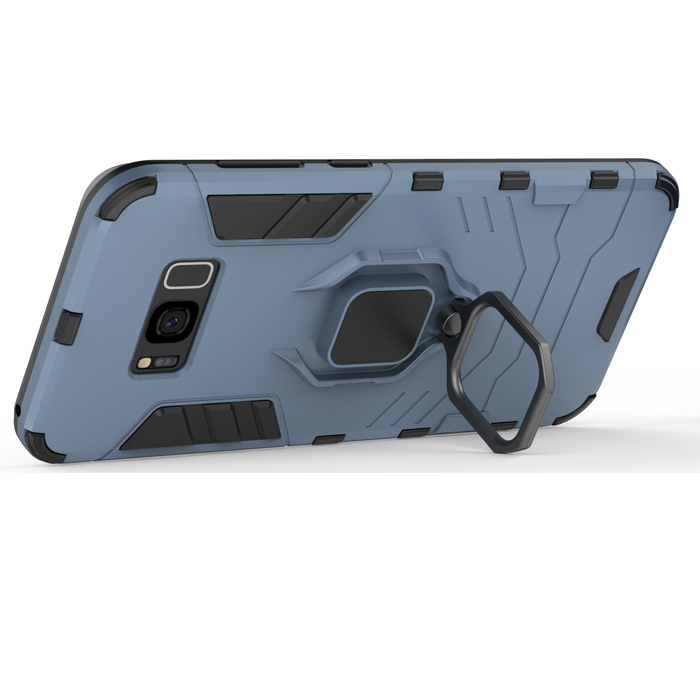 фото Противоударный чехол с кольцом panther case для samsung galaxy s8 (417351759) black panther