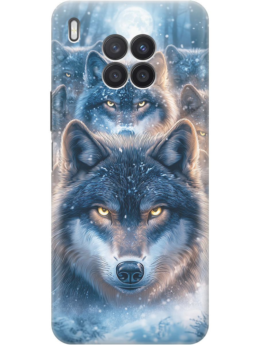 

Силиконовый чехол на Honor 50 Lite / Huawei Nova 8i с принтом "Стая волков", Прозрачный;голубой;синий;черный, 732493813